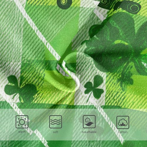 Green Tractor Plaid Shamrock Girls Underwear Toddler 2t Cotton Girl Panties Cute Bright Undies Kids Briefs3