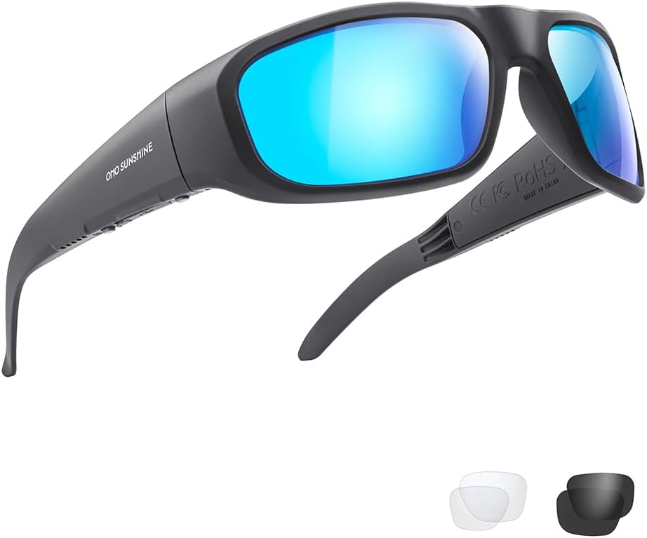 Bluetooth Audio Sunglasses, Lightweight Open Ear Sport Glasses, 10H Playtime,Water Resistant with Voice Control
