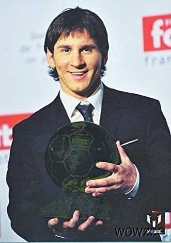 Lionel Messi Official Card Collection #101 Lionel Messi GOLD SHORT PRINT! World's Biggest & Best Soccer Superstar FC Barcelona! Shipped in Ultra Pro Top Loader to Protect it!