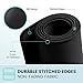 Perixx DX-1000M Waterproof Gaming Mouse Pad with Stitched Edge - Non-Slip Rubber Base Design for Laptop or Desktop Computer - M Size 9.84x8.27x0.08 Inches