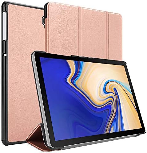 Cadorabo Tablet Case works with Samsung Galaxy Tab S5e (10.5" Zoll) SM-T725N in PASTEL ROSE GOLD  Ultra Thin Book Style Protection Cover made of Faux Leather WITH Auto Wake Up with Stand Function