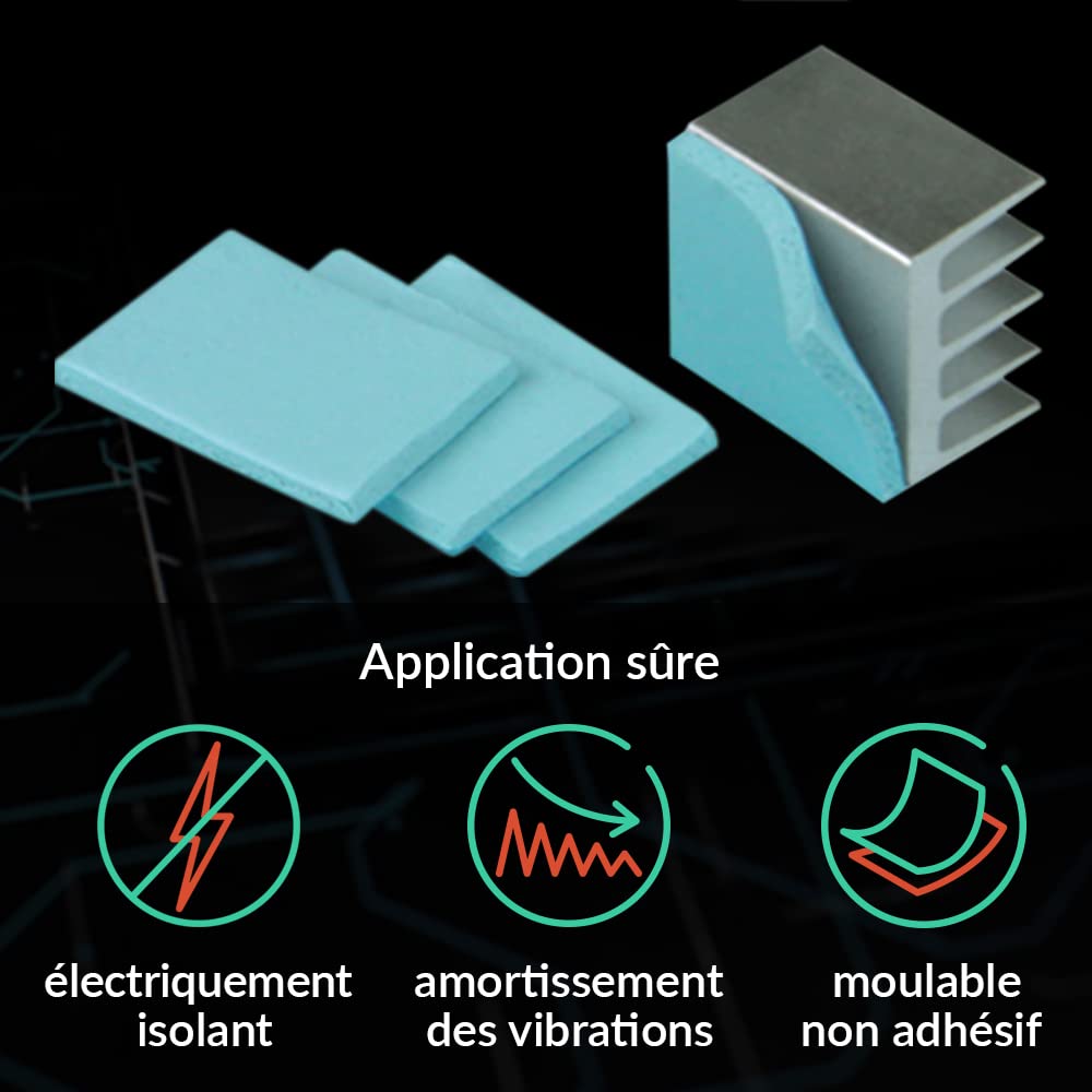 ARCTIC TP-2 (APT2560): Economic Thermal Pad, 290 x 290 x 1,0 mm (1 Pièce)