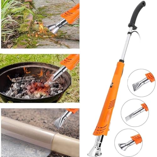 Bruciatore elettrico per erbacce, 2000 W, professionale, per barbecue, temperatura massima 650 °C, per patio, giardino, vialetto