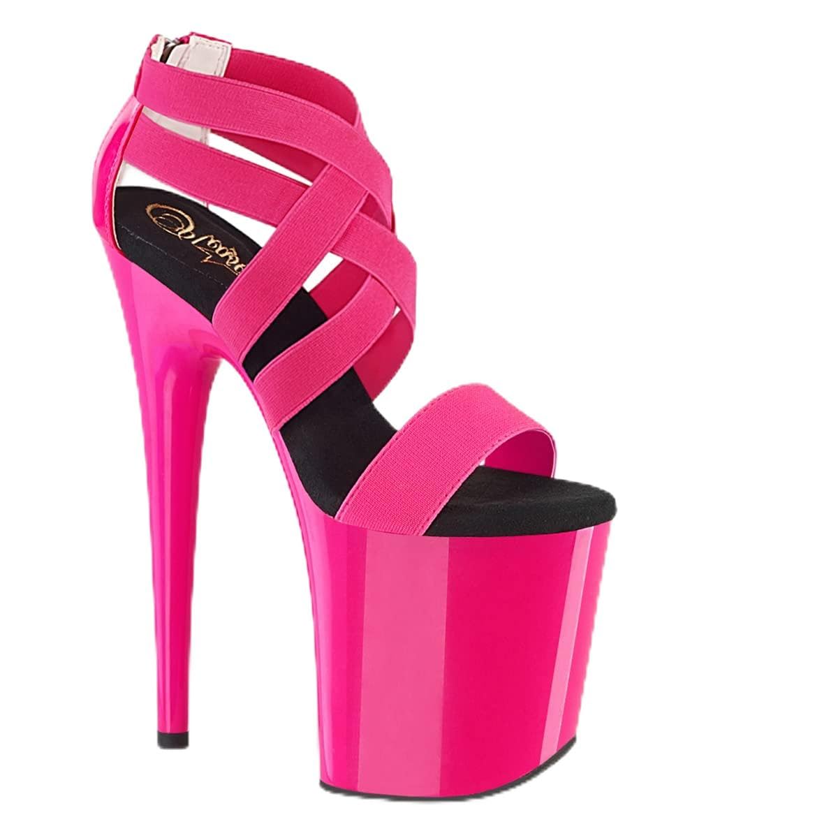 Pleaser FLAMINGO-869UV Neon H. Fascia Elastica Rosa/Neon H. Rosa