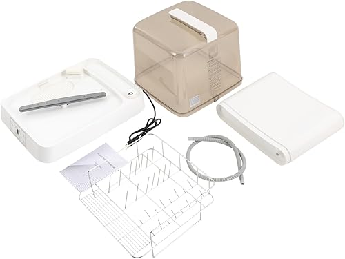 Miniatura 7 de Mini lavavajillas portátil, lavavajillas de encimera, diseño transparente, con boquilla giratoria de 360 y múltiples modos de limpieza, lavavajillas