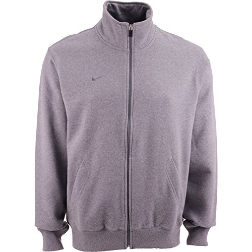 Nike Mens Classic Full Zip Fleece Track Jacket, Color Options (X-Large, Grey)