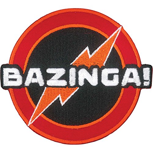 Ata-Boy The Big Bang Theory Bazinga! 3.5 Full Color Embroidery Iron-On Patch