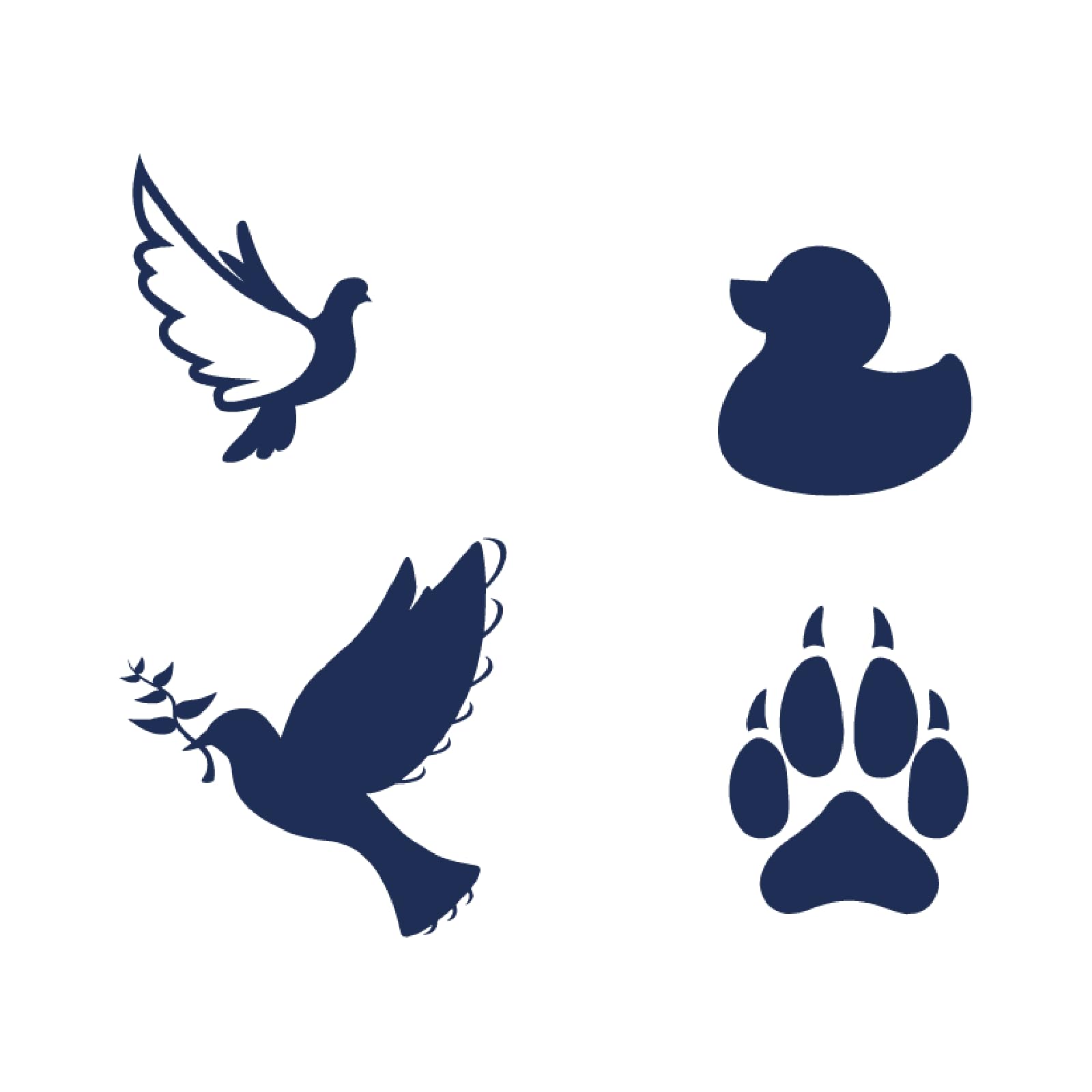 Tattwo.me – Tatuaje temporal para adultos y niños, dura 2 semanas, resistente al agua –4 plantillas con temática de animales – Tinta de origen vegetal - Certificado UE de cosméticos – (P0956)