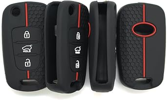 3 Buttons Silicone Key Cover Protector for Hyundai i20 i30 and for Kia
