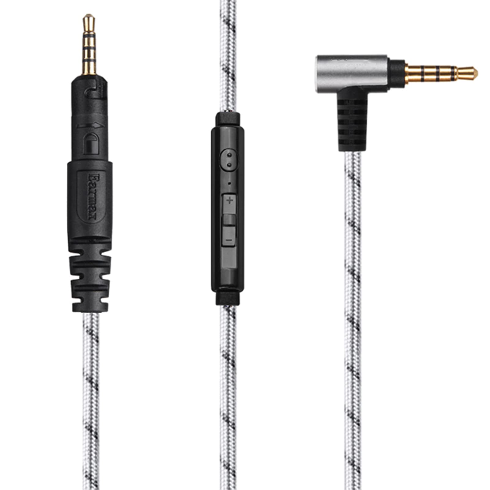 Amazon | WHWKOP ヘッドホンケーブル マイク付き リケーブル