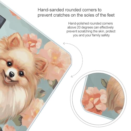 Báscula Digital De Baño Con Diseño De Pomeranianos miniatura 4