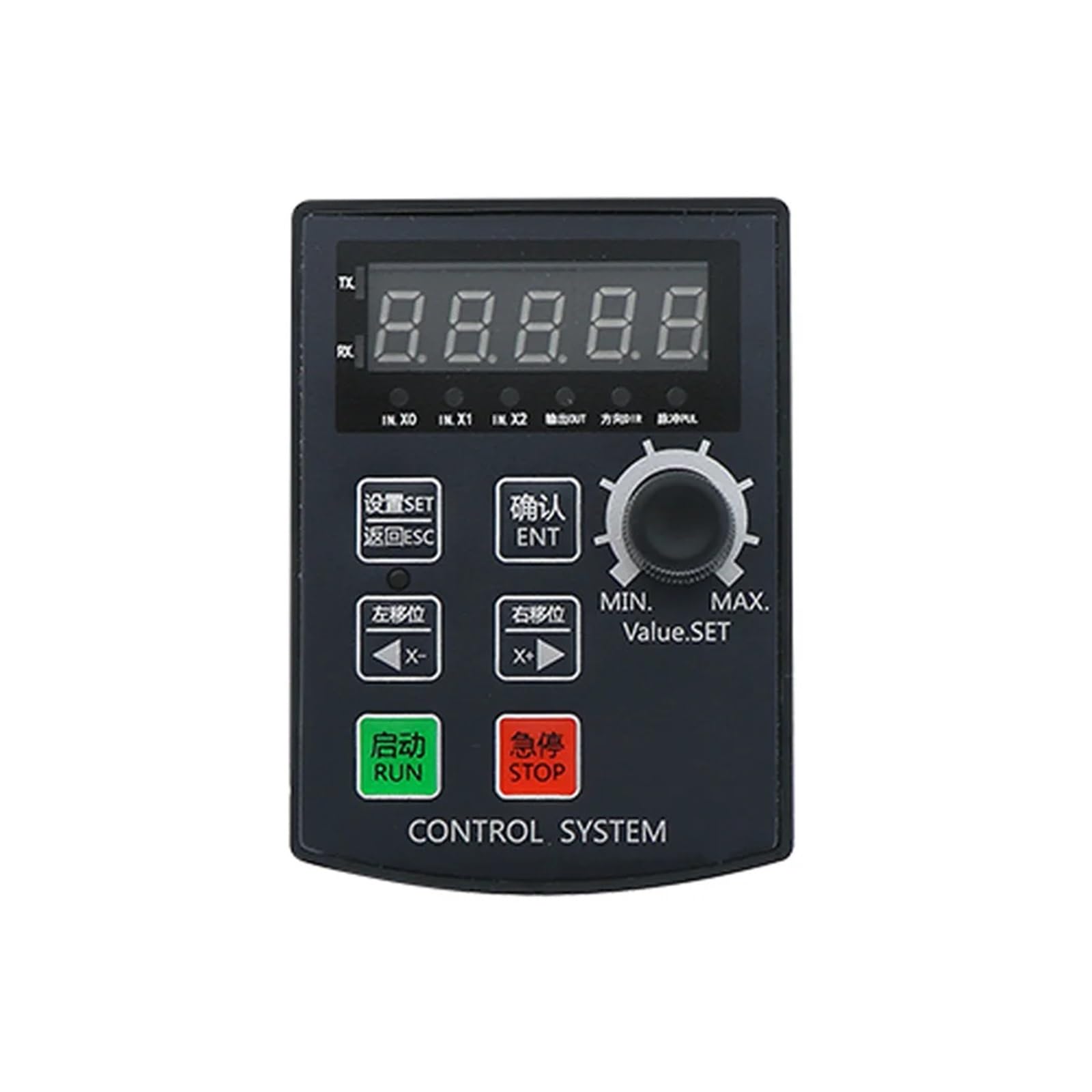 VUQLDHAYZ Electronic Starter Controller HF020 Five-Digit Display and Negative Limit Communication Stepper/servo Electronic Starter Motion Control Module (Size