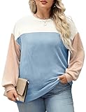 Facile à Assortir : Ce sweatshirt chic et elegant est idéal à porter seul ou en superposition. Il est élégant avec un jean et suffisamment long pour être porté avec un legging, une jupe, un pantalon et des bottines pour un look décontracté ou quotidien. Il est disponible en 5 couleurs : vert, beige, noir, rose et bleu blanc.