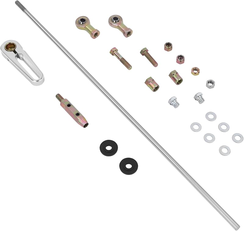 Kit de acionamento da transmissão por coluna TXRXIZ ajustável de 21" – Para GM TH200, TH350, TH400, TH700R4, 4L60, 4L60E e 4L80E