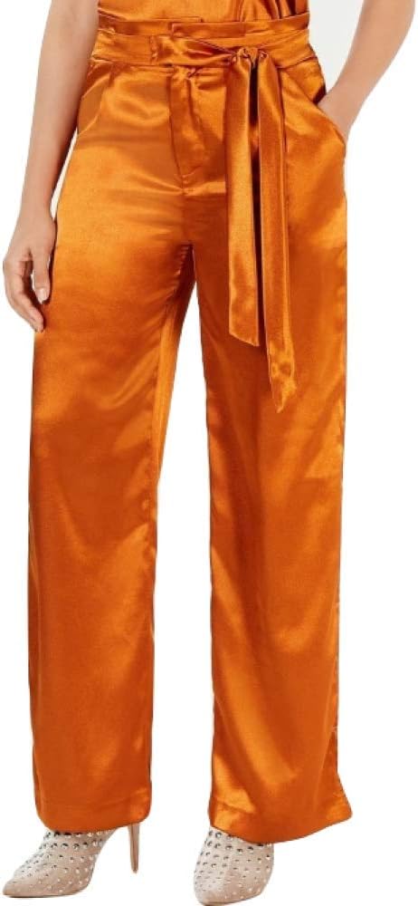 Heartloom High-Waist Wide-Leg Pants Rust Copper Size Large