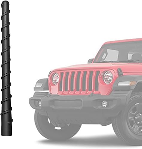 Antena de radio corta para Jeep Wrangler JK JKU JL JLU Gladiator JT Rubicon Sahara Overland Sport 07-2024, recepción de radio AMFM optimizada, para
