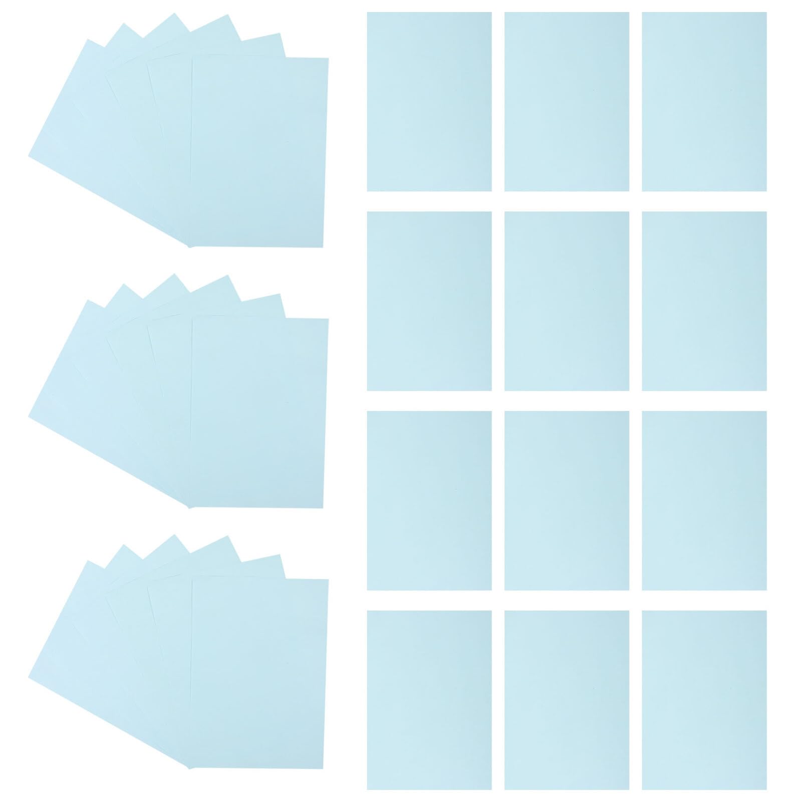 Carta Multiuso A4 70 G Fogli Color Azzurro 200 Pezzi per Stampante Ufficio Fotocopie Fronte-Retro Carta Origami Pieghevole per Progetti Scolastici e Artigianato