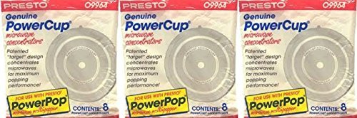 Presto 09964 PowerCup Concentrators, Package of 8 (3, WHITE)