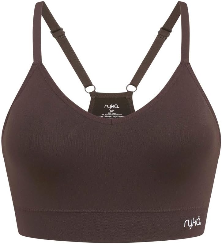 Ryka Sports Bra, Cami Yoga, Athletic Sostén Deportivo, Ashley Seamless v-Neck, 3 Pack - Image 2