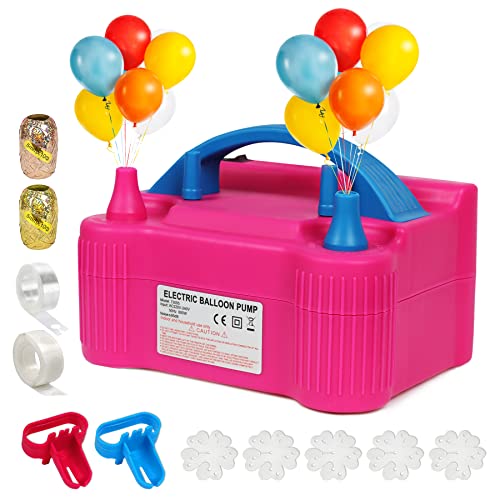 Luftballonpumpe Elektrisch:Elektrische Ballonpumpe Luftballons Aufblasgerät Pumpe Ballons Elektrisch für Party,Hochzeit,Geburtstag,Festivaldekoration,by VCOSTORE(220V-240V) Cover