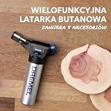 Dremel Versaflame 2200 stacjonarny palnik gazowy na butan, akumulatorowy mini palnik nadmuchowy i opalarka do lutowania, gięcia rur, spawania, obkurczania