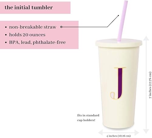 Vista 11 de Kate Spade New York vaso con inicial