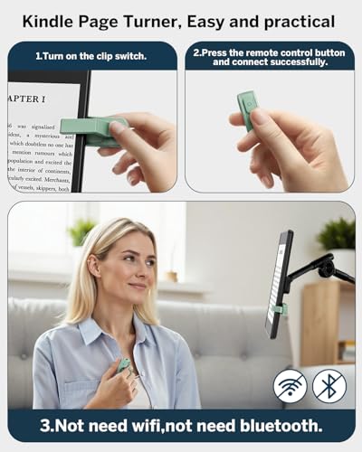 75% Off Remote Control Page Turner Ring for Kindle & Camera
