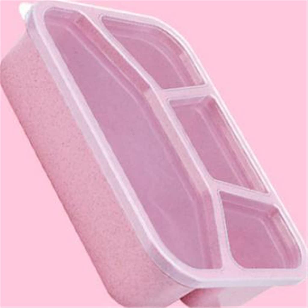 Boîte à bento Boîte à lunch, Boîte à lunch Boîte à lunch japonaise Boîte à lunch de bureau Ustensiles de cuisine à micro-ondes portables Boîte de restauration rapide carrée (Color : B, Size : As The P