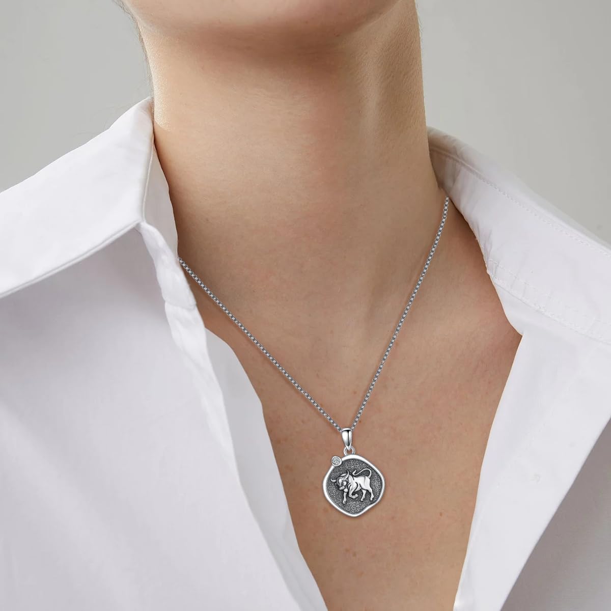 12 Zodiac Necklace 925 Sterling Silver Astrology Horoscope Necklace Jewelry Gifts for Women Men - Image 2