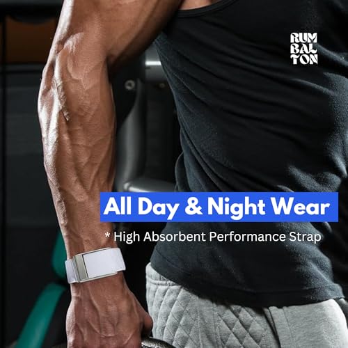 Image of Nylon Strap Compatible with Whoop 5.0 Band Strap - Durable, Adjustable Fitness Tracker Strap | Breathable, Comfortable Bands for Workout, Sleep, and Health Monitoring (Device Not Included) (Pure White)