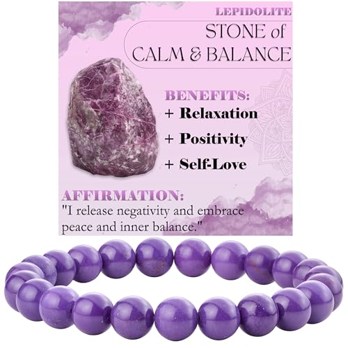 Lepidolite - Calm and Balance - 8mm...