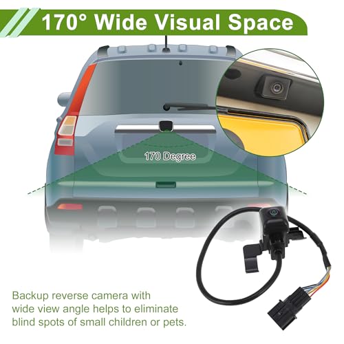 HEROFFIX Car Park Assist Camera Rear View Backup Reverse Camera for Kia Sorento 2016 2017 2018 No.95760-C6500/95760C6500/590625