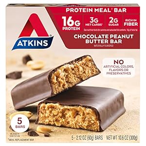 Atkins Schokoladen-Erdnussbutter Protein Meal Bar 300g