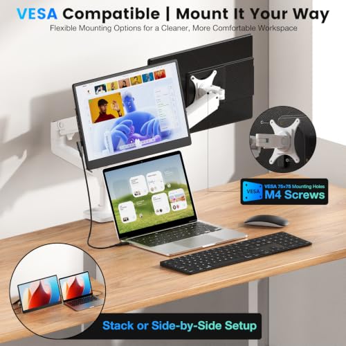Laptop Screen Extender 15.6 DROPS TO (Color: 15.6"-classic black) - image 5