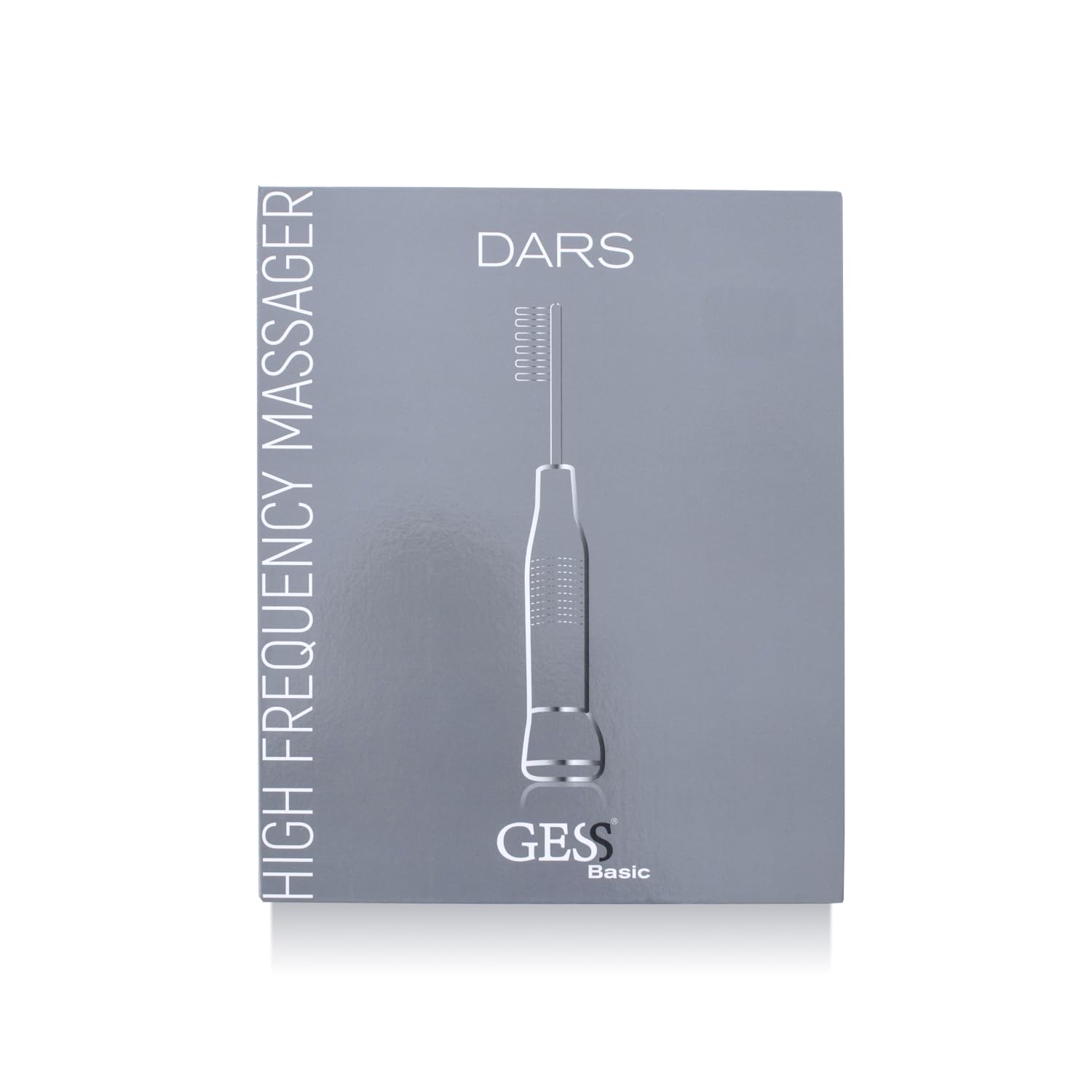 GESS Darsonval 5 in 1 - Asta ad alta frequenza per Capelli e Viso, Gas Argon e Gas Neon, Rimozione dell'Acne, Prevenzione della caduta dei capelli, Rafforzamento della pelle, High Frequency Wand