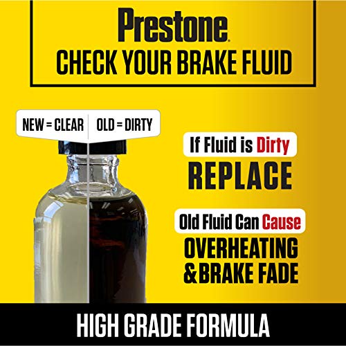 Prestone As800-6Pk Dot 4 Synthetic Brake Fluid - 12 Oz, (Pack Of 6) #TOP5