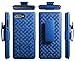 Case with Clip for BlackBerry Key2 LE, Nakedcellphone [Cobalt Blue] Kickstand Cover with [Rotating/Ratchet] Belt Hip Holster Combo for BlackBerry Key2 LE Phone [[ONLY for LE Model]]