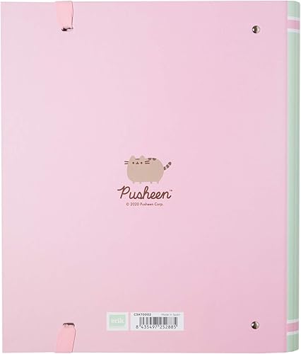 Miniatura 2 de Pusheen - Carpeta oficial de 3 anillos de alta calidad, carpeta de archivos de 12.6 x 10.6 pulgadas, carpeta de anillos de tapa dura duradera