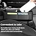 AutoCabins 2 Pack Premium Car Seat Gap Filler Organizer - Universal Storage Box with Card Slots for Phones/Keys/Glasses, Fits Cars, SUVs & Trucks (Orange)