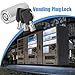 Vending Machine Lock - Zinc Alloy Cylinder Lock for Storage Unit | High Security Tubular Lock | Soda Machine Locks | Versatile Vending Locks for Snack Machine, Candy Machine, Industrial Tank