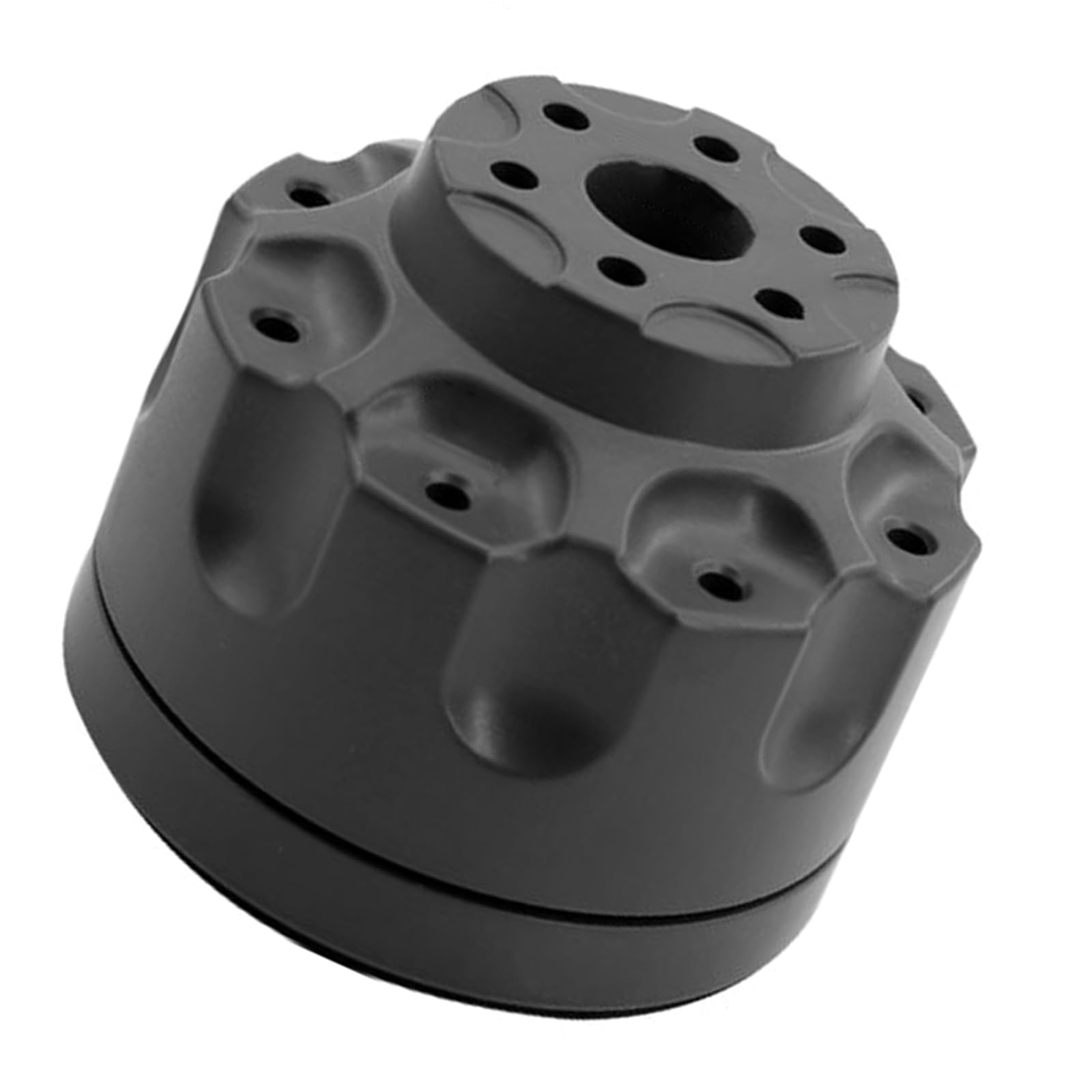 Fromceo Grey Compactly 14Hole Storage Box Featuring Base For Easy Carry And Efficient Access In Phone Computer Rack