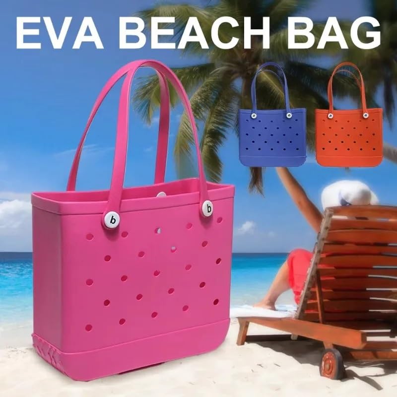 Bolsas de Playa Grandes,Bolso Playa Mujer Bolso de playa, bolso mano impermeable for viaje, tipo canasta picnic, mini compras