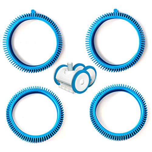AR-PRO Pool Cleaner Front Tire and Rear Tire Combo Kit, Compatible with Poolvergnuegen Super Hump...