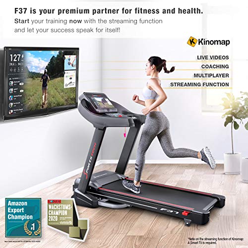 Sportstech F37 Professional Treadmill German Quality Brand Video Events & Multiplayer App