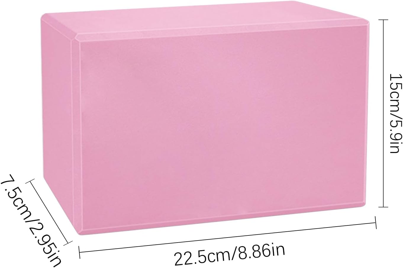 Yoga Blocks,Soft Lightweight Foam Pilates Brick with Pads | Stretching Training Yoga Blocks - for Fitness Exercise Home Gym Travel Dance