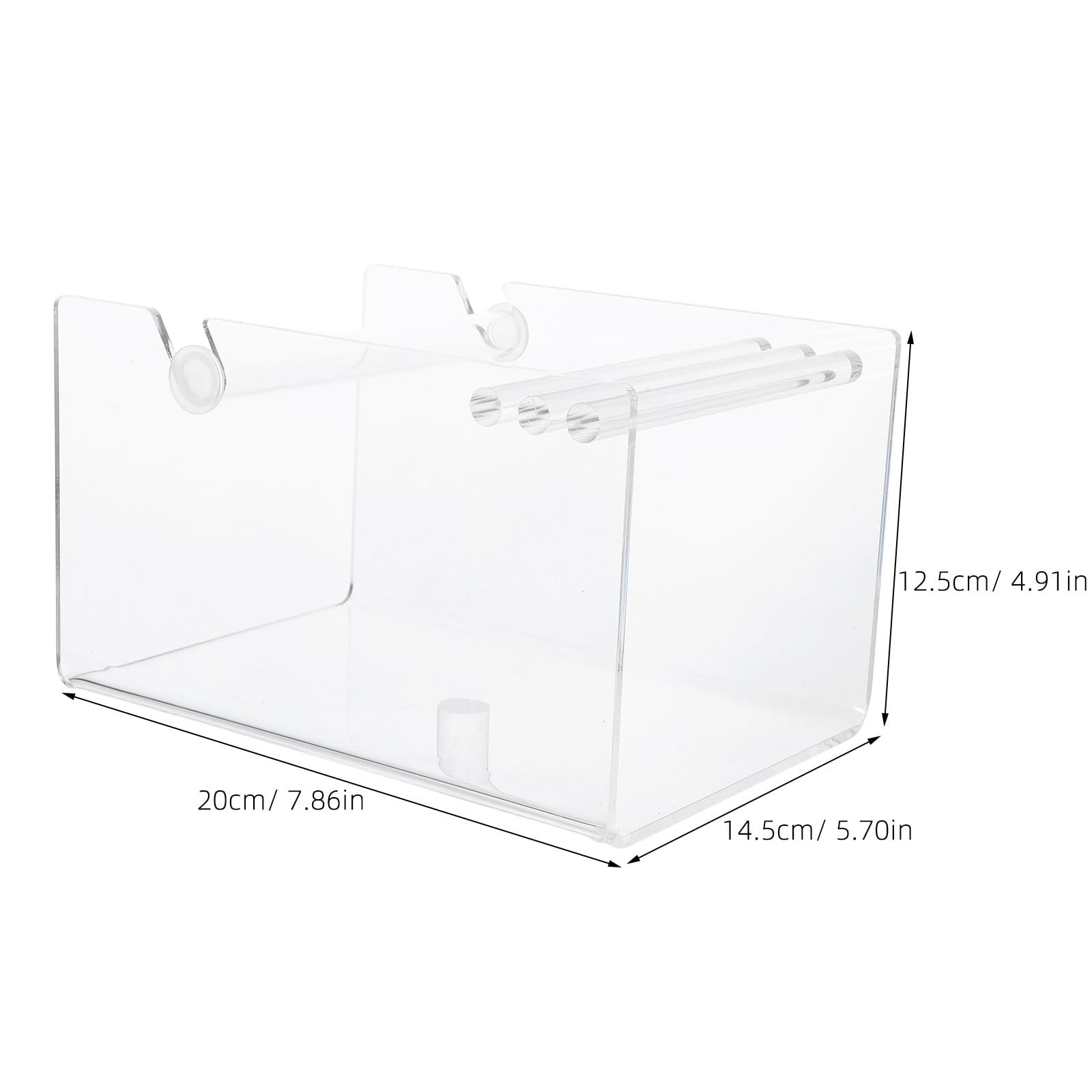 Nachfüllbarer Klebebandrollen Organizer mit Verstellbarem Etikettenspender und Acrylgehäuse Geeignet für Büro und Werkstatt mit Spannungsregelung für Aufkleberrollen