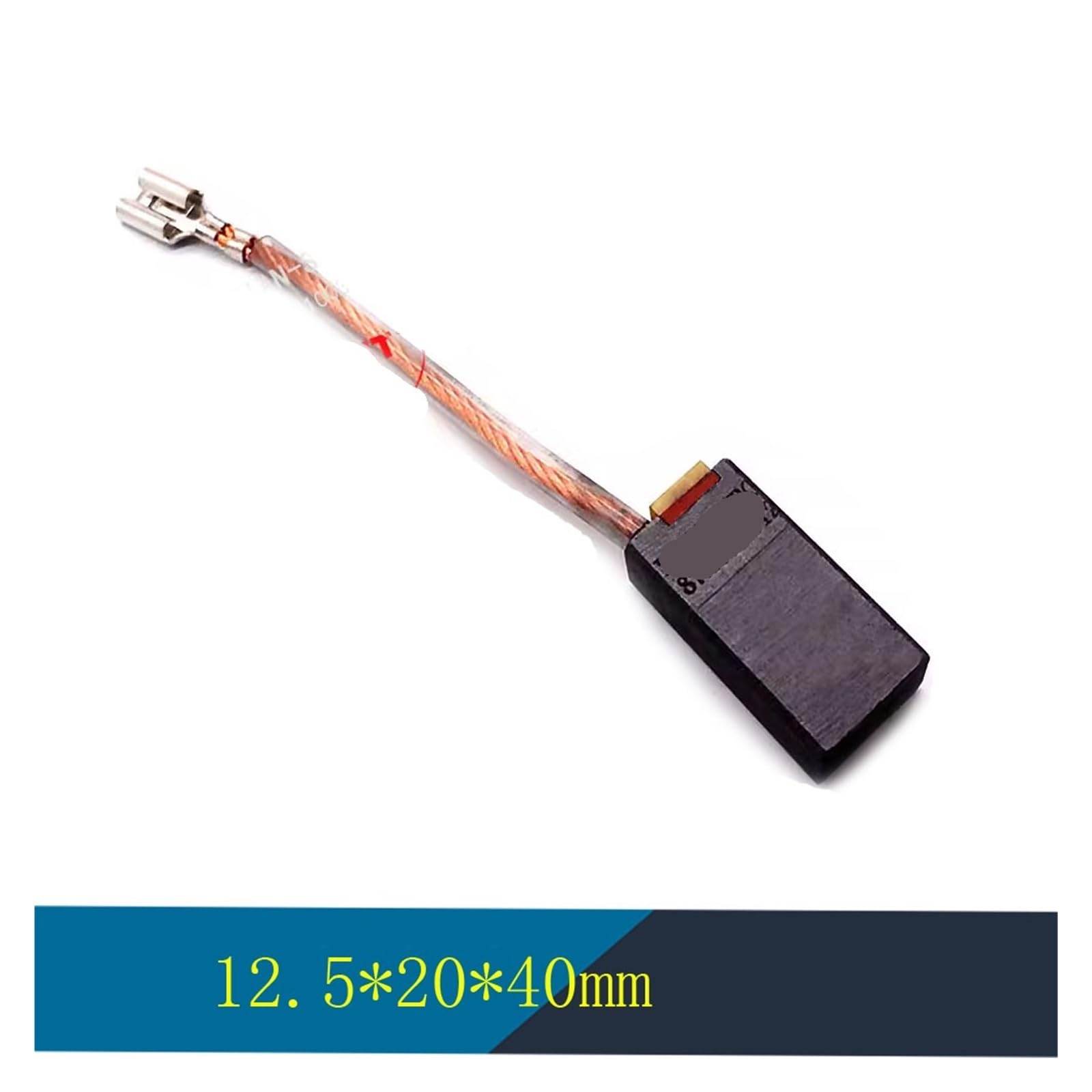 Zestaw 12 szczotek węglowych do pras drukarskich, wymiary 12,5 x 20 x 40 mm