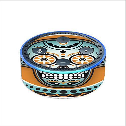 Skin Decal Vinyl Wrap for Amazon Echo Dot 2 Stickers Skins Cover (2nd Generation) / Sugar Skull, Day of The Dead