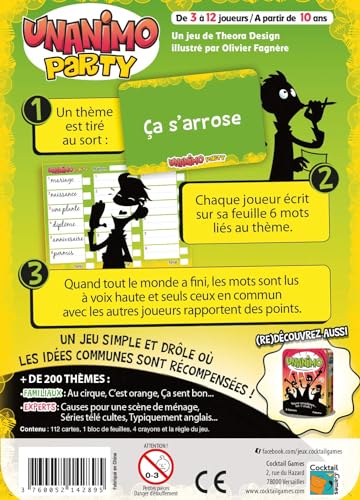 Unanimo Party Boîte métal Asmodee - vue 6