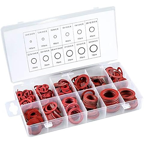 Supermotorparts PRO-KIT RG2895 Rubber & Fibre Washer Assortment - 600PC Metric Set in CASE Cover